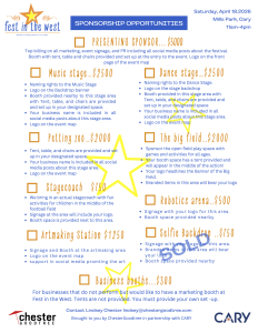 Fest in the West 2026 Sponsor document 